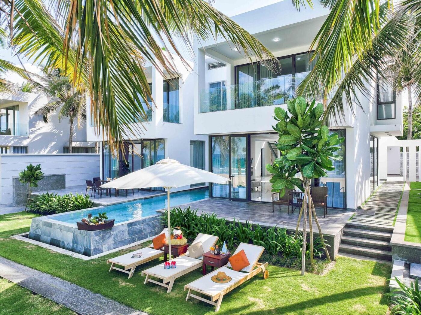 Luxury villa exterior